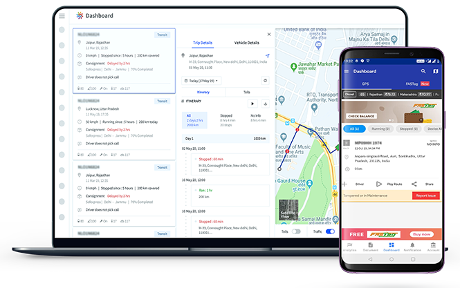 WheelsEye dashboard